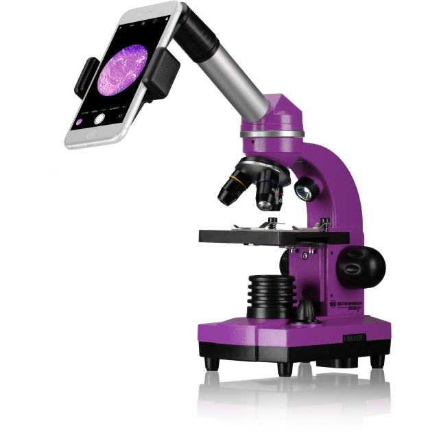BRESSER JUNIOR Biolux SEL Studenten Microscoop (violet)