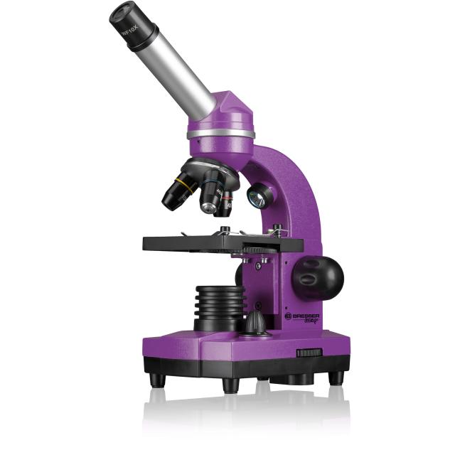 BRESSER JUNIOR Biolux SEL Studenten Microscoop (violet)