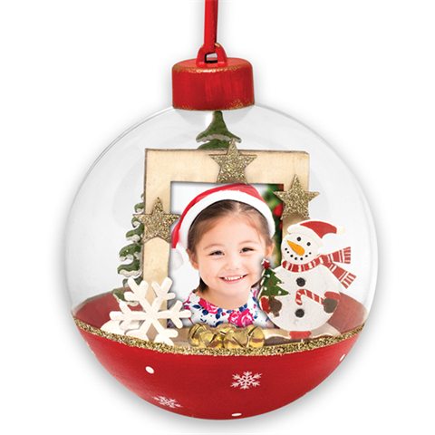 Foto Kerstbal Loek LS448 3,5x4,5 ø10 cm - 686230