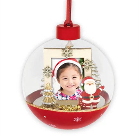 Foto Kerstbal LS449 Jenell 3,5x4,5 ø10 cm - 686249