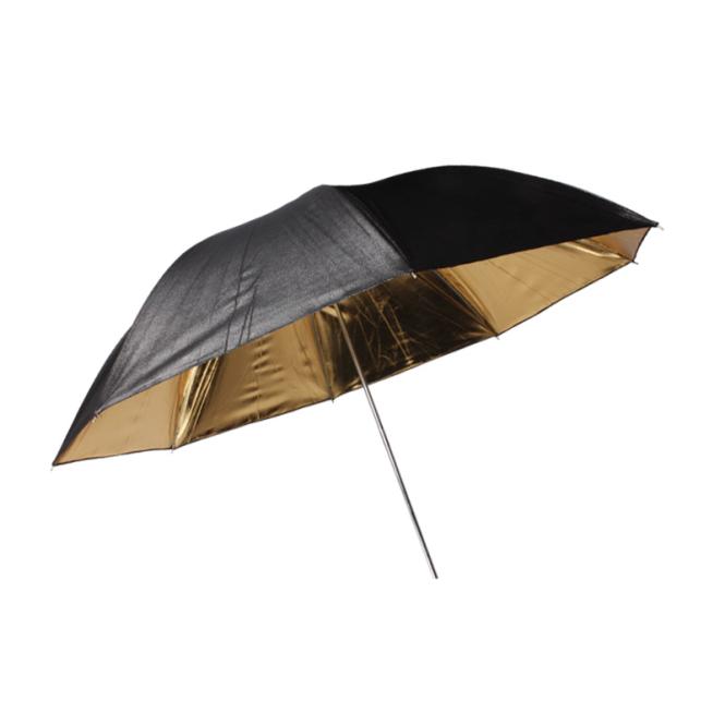 BRESSER SM-01 Paraplu goud/zwart 101 cm