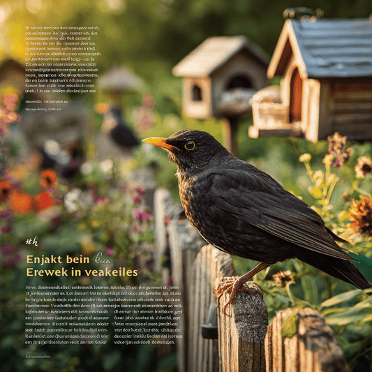 Vogels herkennen in tuin