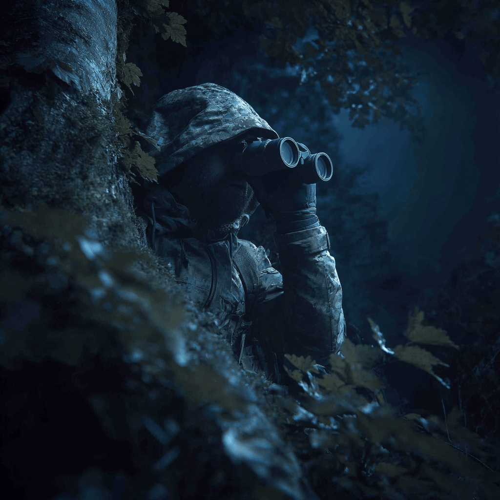 nachtkijker voor buitengebruik, detailoverzicht nachtkijker, compacte en effectieve nachtkijker