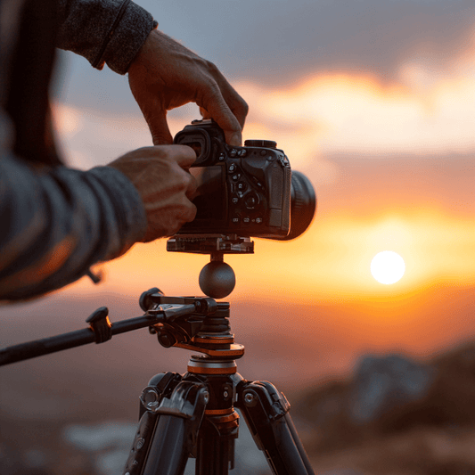 statiefkop bij fotografie