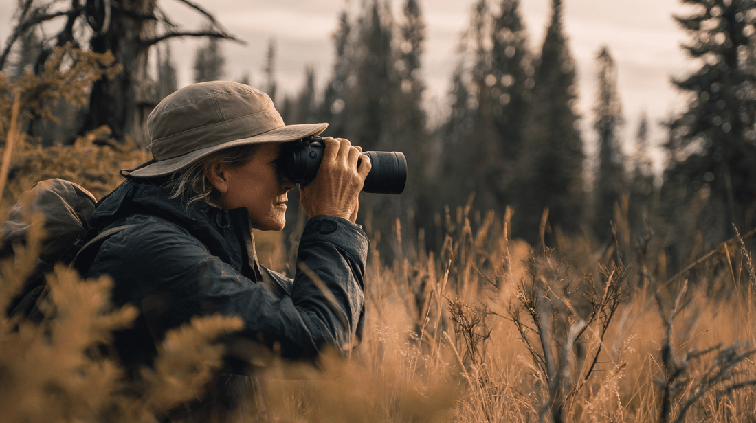 Verrekijker outdoor close-up
