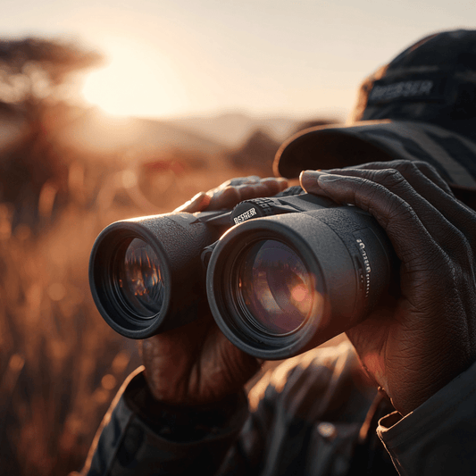 verrekijker op safari