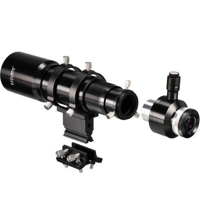 EXPLORE SCIENTIFIC 10x60 Zoeker en Guider Scope met Helical Focuser, 1.25inch en T2-aansluiting