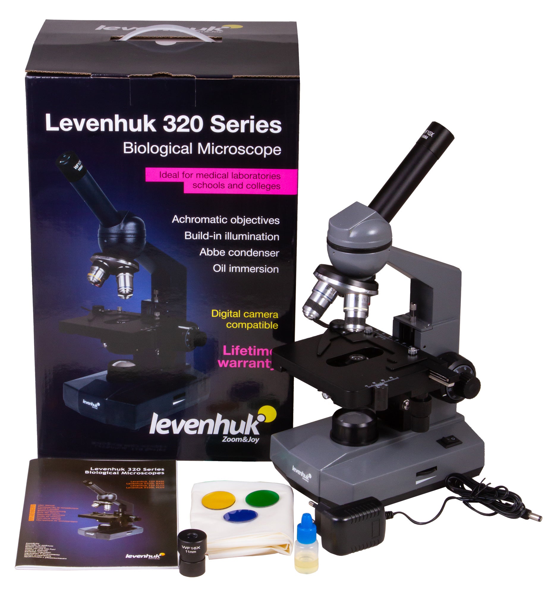 Levenhuk 320 PLUS Biologische Monoculaire Microscoop