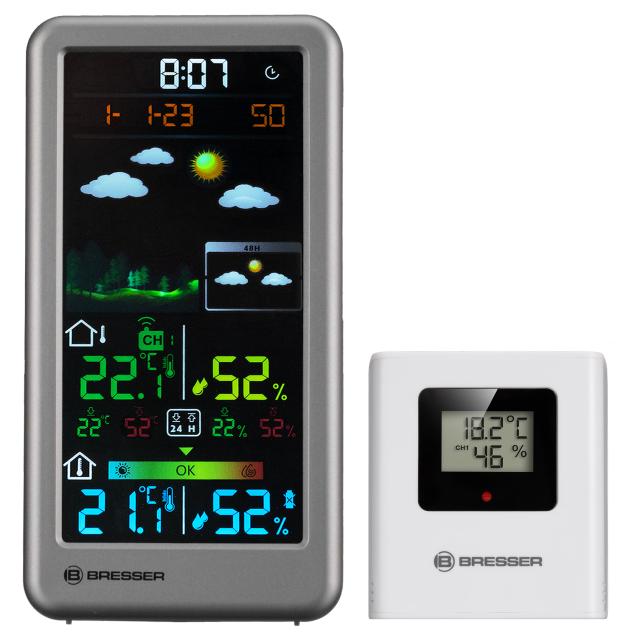 bresser-draadloos-weerstation-neomeo-v-zilver - 7006511