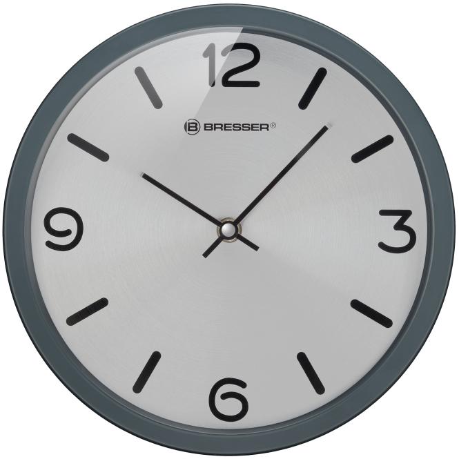 BRESSER MyTime Silver Edition Wandklok (gray)