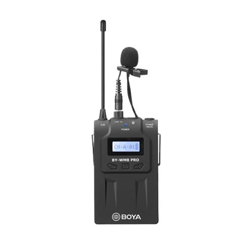 Boya uhf duo lavalier microfoon draadloos by wm8 pro k1