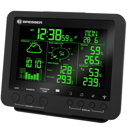 Bresser 5 in 1 professional weather center met 256 kleurenweergave zwart