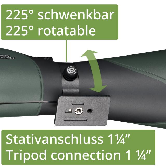 BRESSER Pirsch 20-60x80 Spotting Scope Gen. II met DeLuxe 10:1 Focus