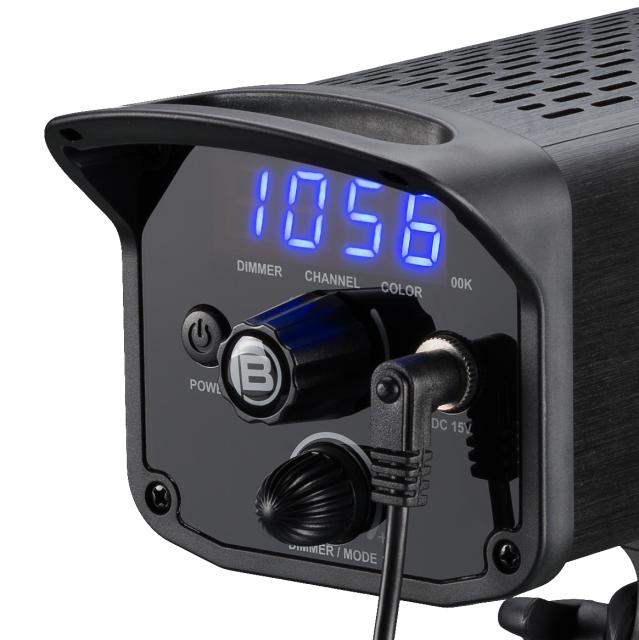 Bresser sp 60 draagbare 60w led fresnellamp met afstandsbediening
