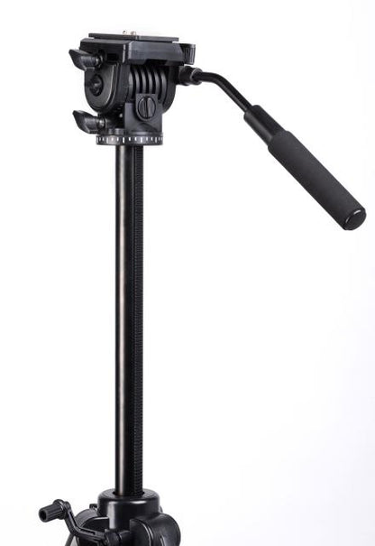 Bresser tr 688v videostatief met 2 weg kop 170cm hoog