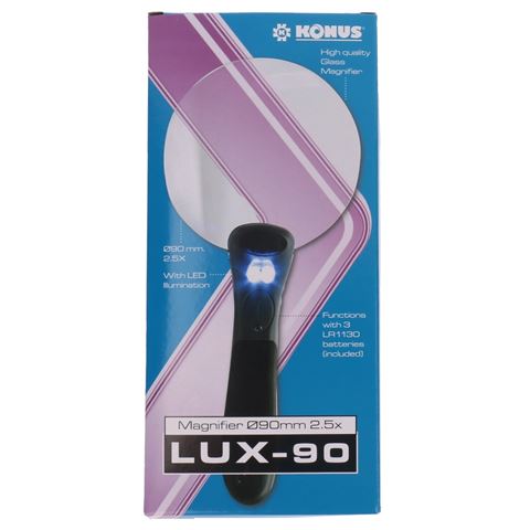 Konus handloep lux 90 25x met led