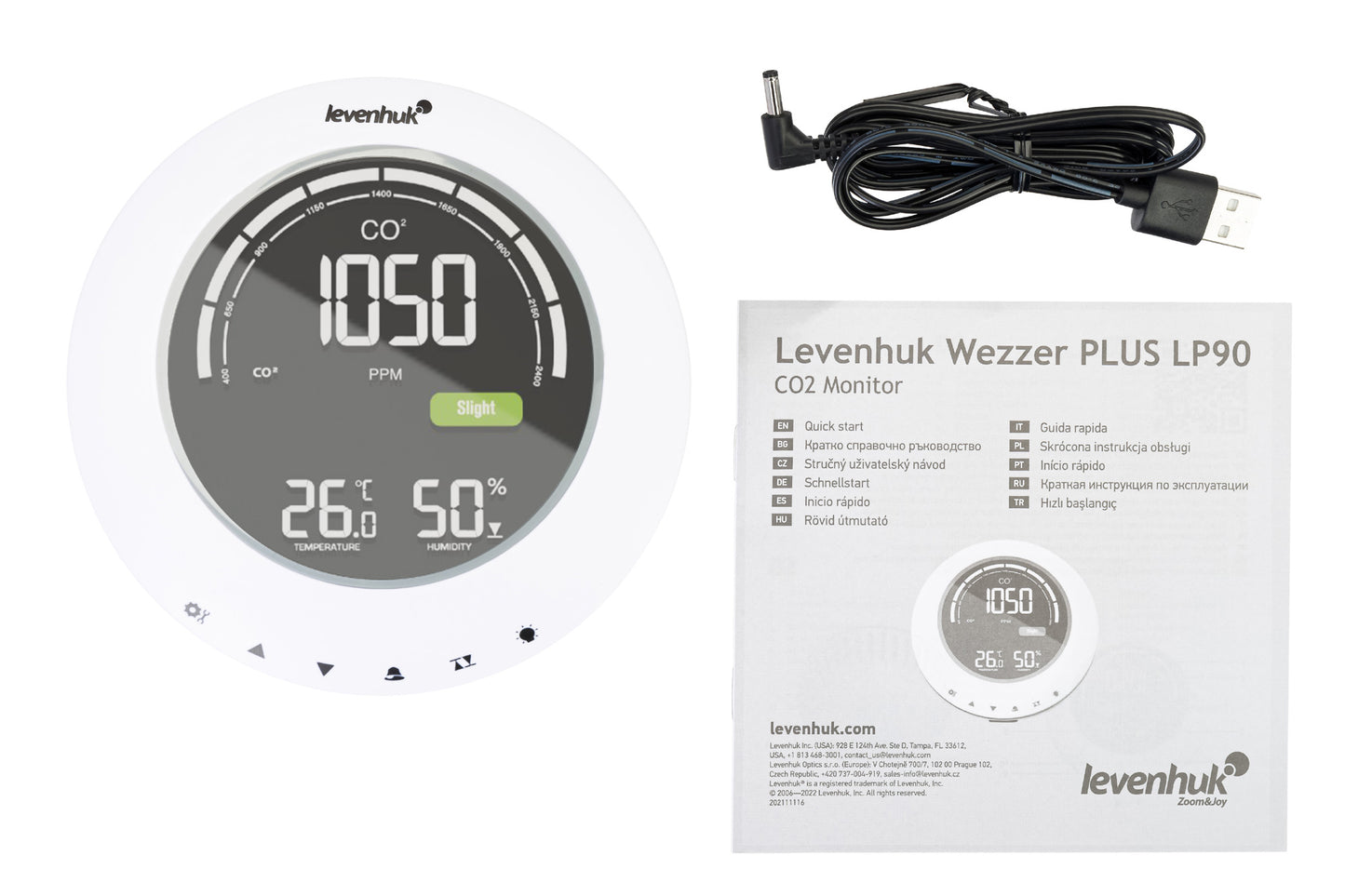 Levenhuk wezzer plus lp90 co monitor