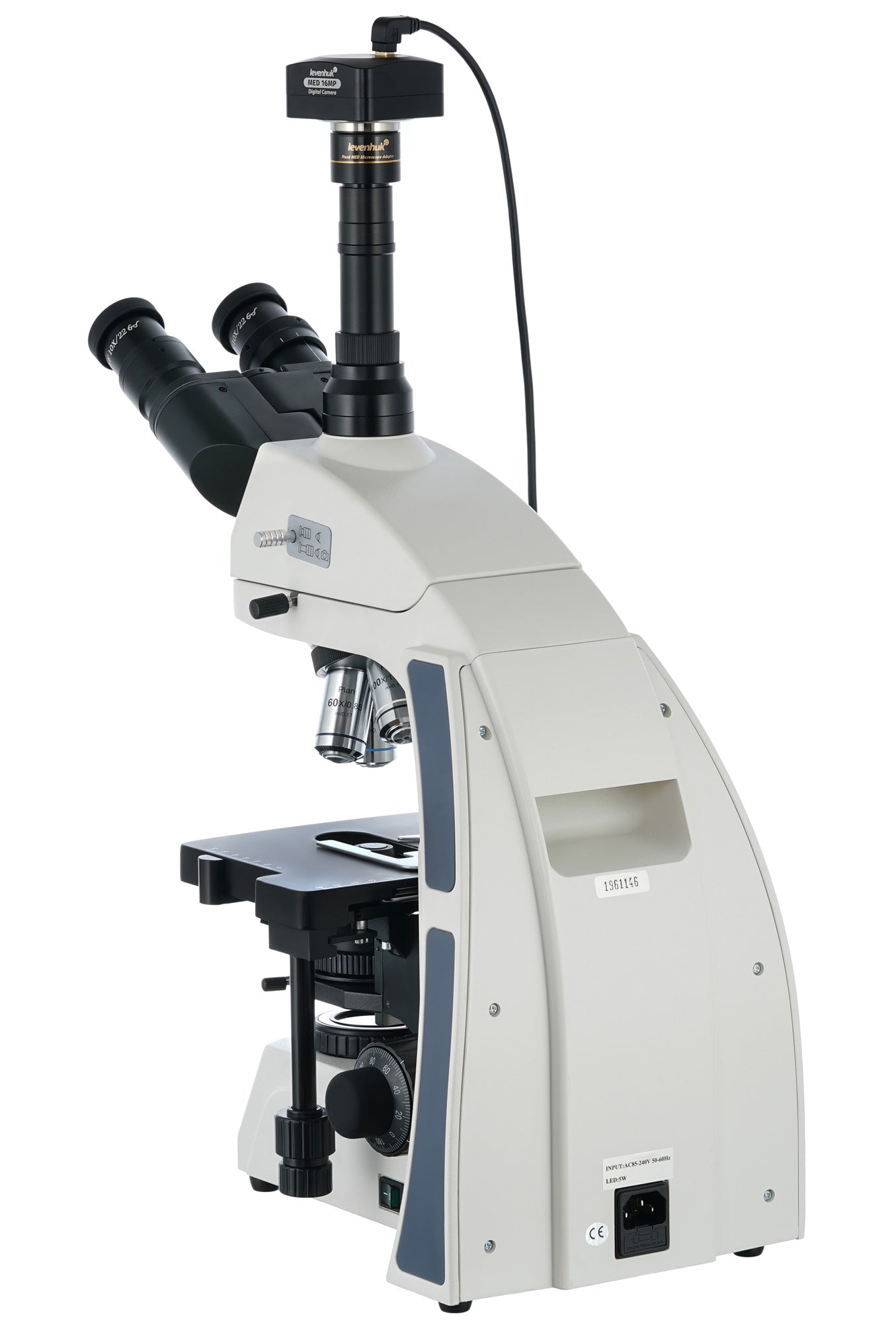 Levenhuk MED D40T Digitale Trinoculaire Microscoop