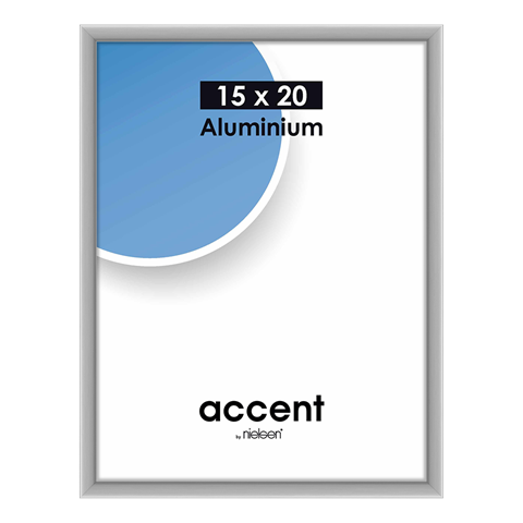 Nielsen Fotolijst 51324 Accent Mat Zilver 15x20 cm