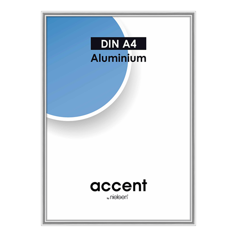 Nielsen Fotolijst 52123 Accent Glanzend Zilver 21x29,7 cm