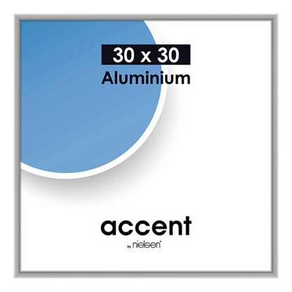 Nielsen Fotolijst 54124 Accent Mat Zilver 30x30 cm