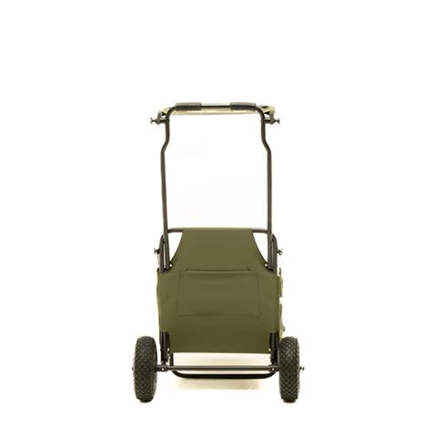 Stealth gear transport trolley m2 bosgroen met zonnedak