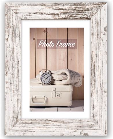 Zep Bilderrahmen V21256 Nelson 6 White Wash 20x25 cm - Zep Fotolijst V21256 Nelson 6 White Wash 20x25 cm