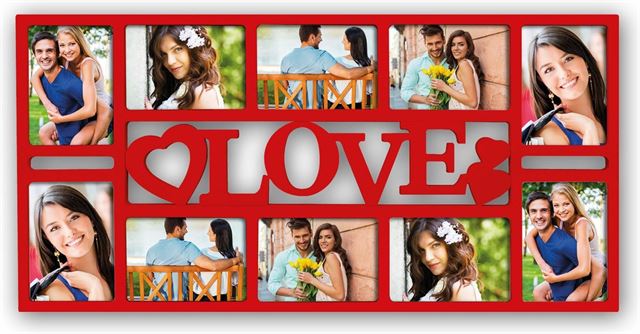 Zep Fotolijst XB5055R Reus Red voor 10 Foto's - 680541