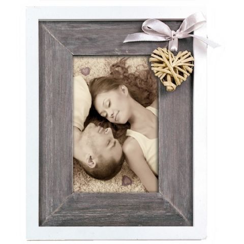 Zep Houten Fotolijst TY0846 Blaye Grey/White 10x15 cm - 680165