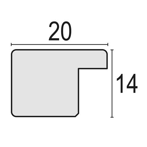 Zep M5739 Wood Frame 30x40 cm - 682259
