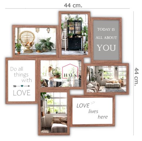 Zep Multi Bilderrrahmen MP150 Stockholm Dark Brown 8x10x15 cm - Zep Multi Fotolijst MP150 Stockholm Dark Brown 8x10x15 cm