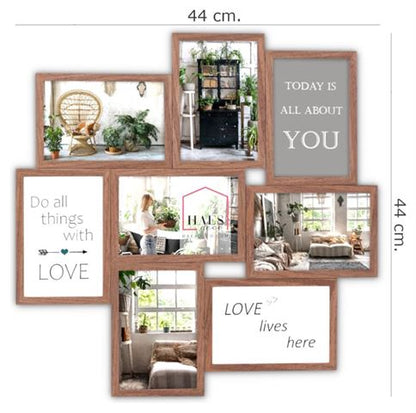 Zep Multi Bilderrrahmen MP150 Stockholm Dark Brown 8x10x15 cm - Zep Multi Fotolijst MP150 Stockholm Dark Brown 8x10x15 cm