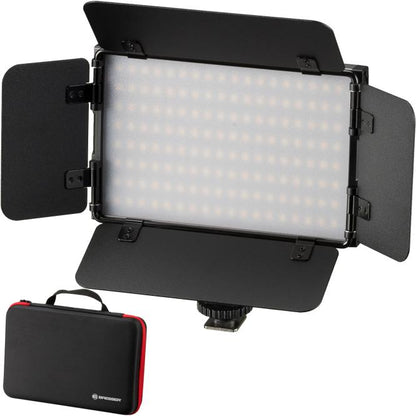 BRESSER PT 15B -II LED Bi-Color set met Kleppenset, Accu, Netvoeding en tas