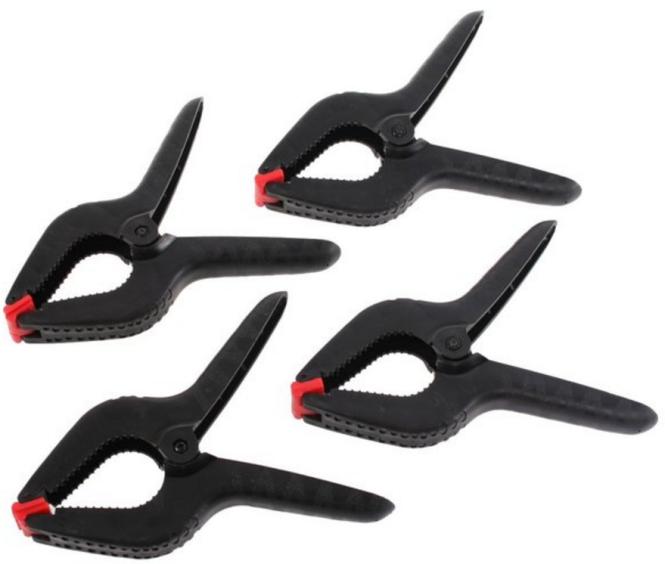 BRESSER BR-59 Achtergrondklem DE LUXE 9" (4 stuks)