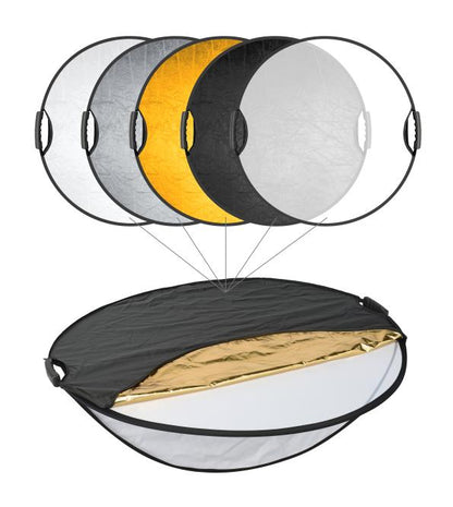 BRESSER TR-22 5in1 Reflectiescherm met Handgrepen 110cm