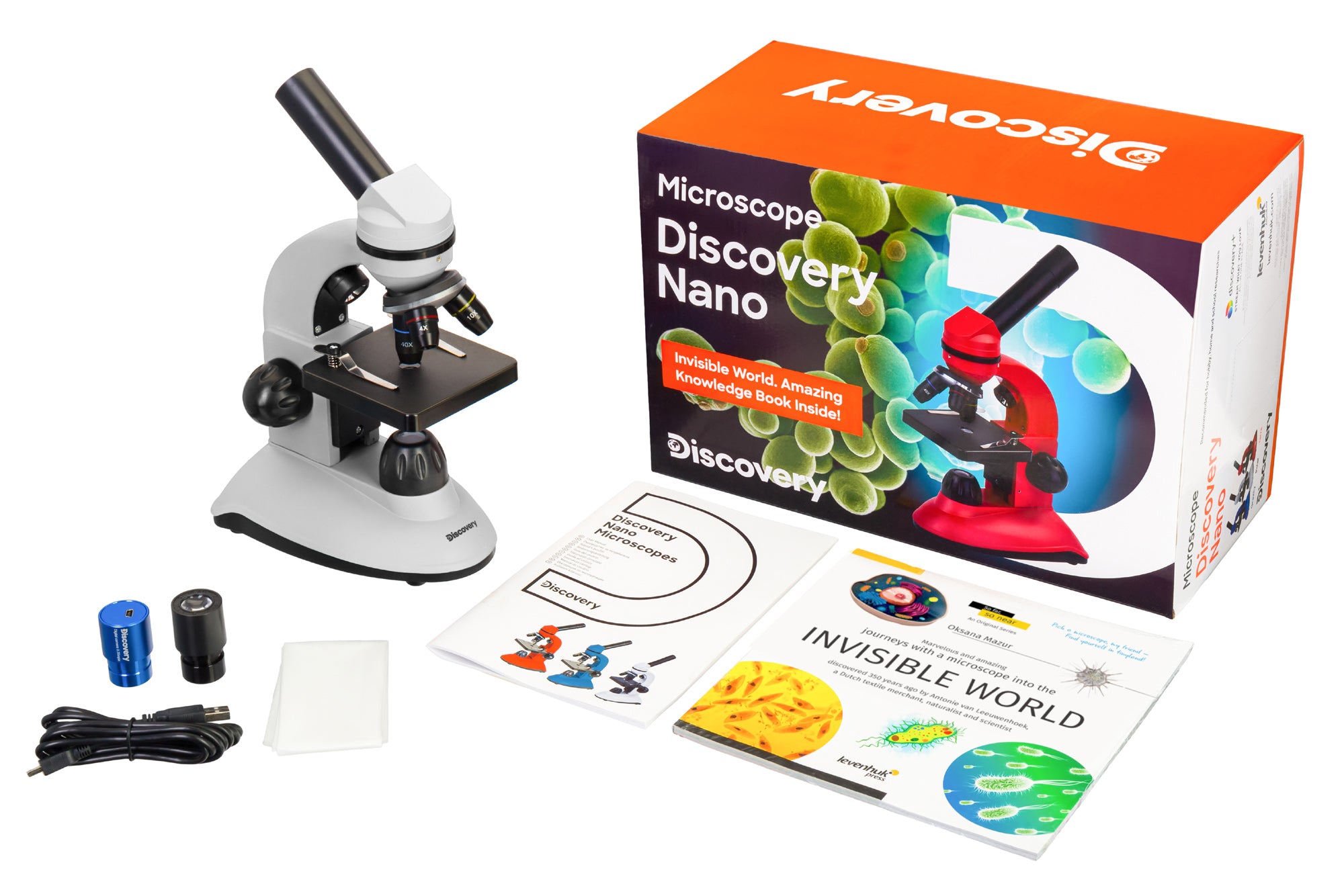 Levenhuk Discovery Nano Polar Digitale Microscoop met boek