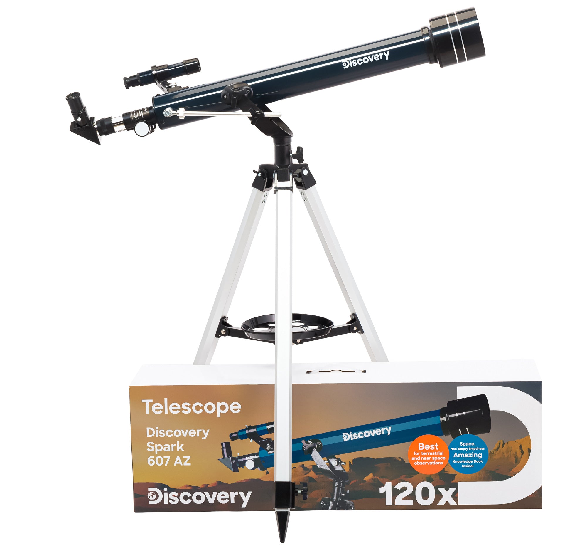 Levenhuk Discovery Spark 607 AZ Telescoop met boek