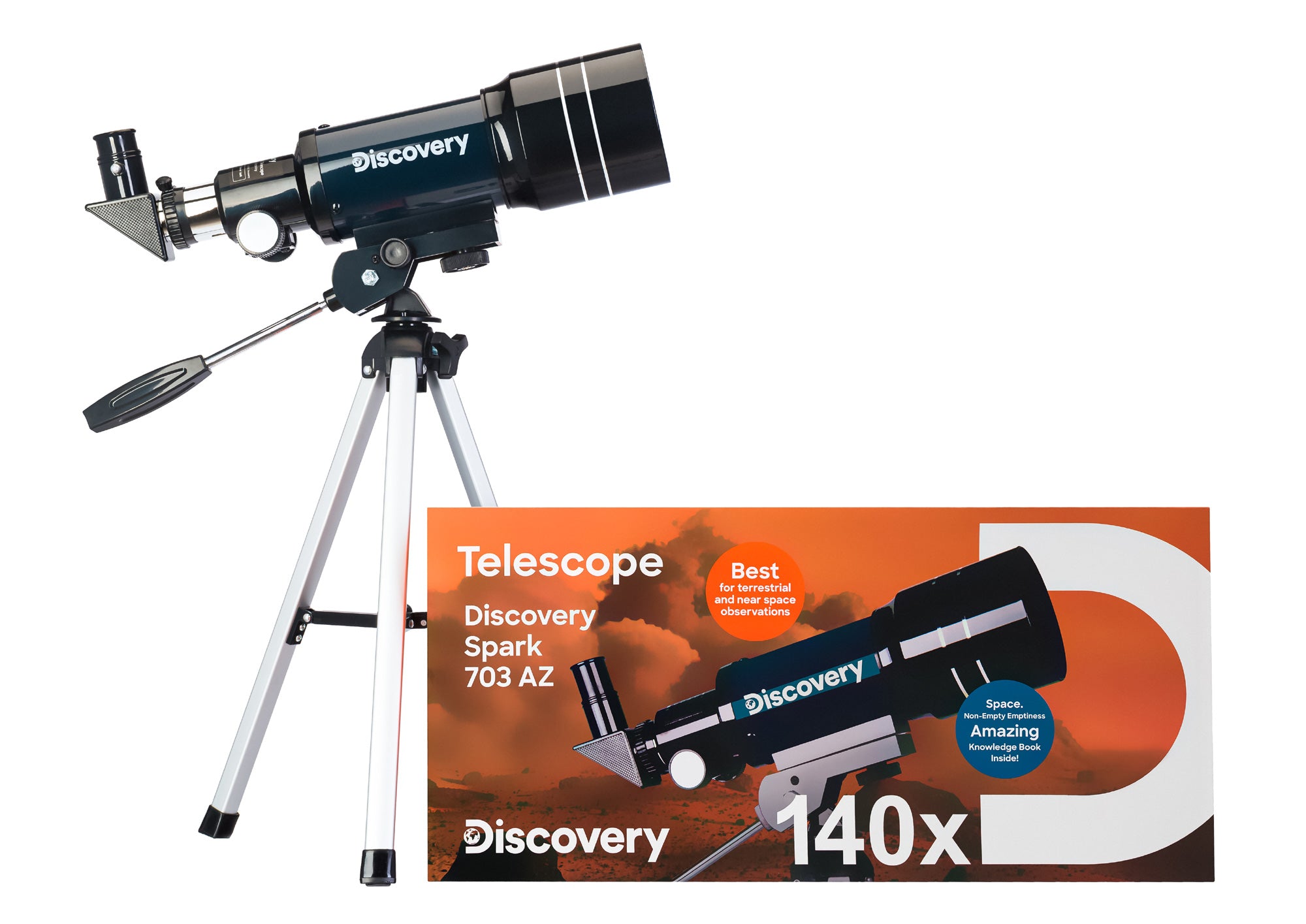 Levenhuk Discovery Spark 703 AZ Telescoop met boek