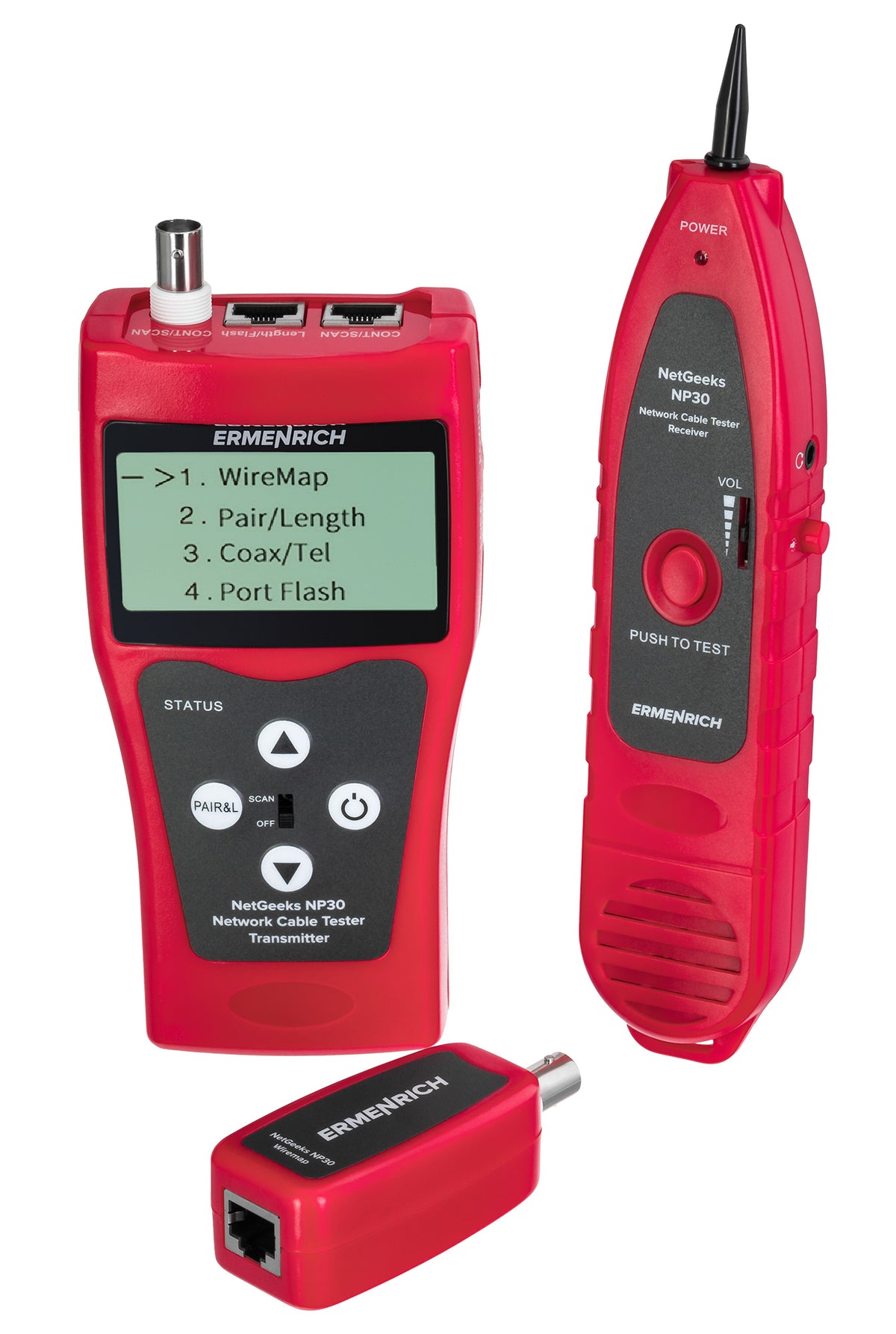Ermenrich NetGeeks NP30 Netwerkkabeltester