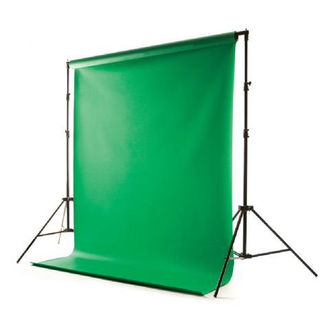 Achtergrond Systeem met Vinyl Chroma Key Groen 2,75m