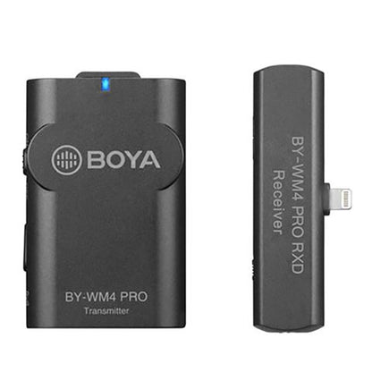 Boya 2 4 ghz duo lavalier microfoon draadloos by wm4 pro k3 voor ios full