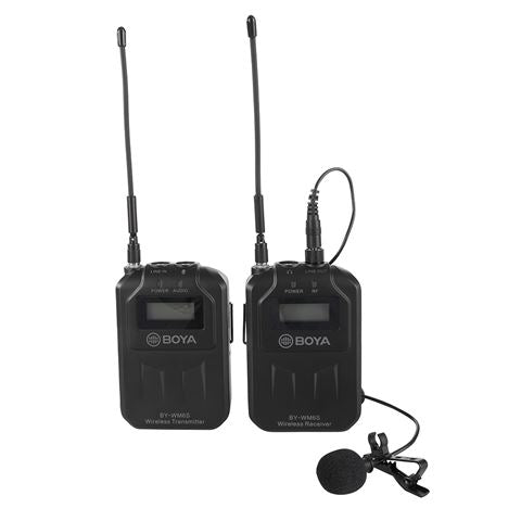 Boya uhf duo lavalier microfoon draadloos by wm6s full 3