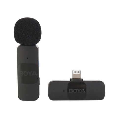 Boya ultra compacte draadloze microfoon by v1 voor ios full