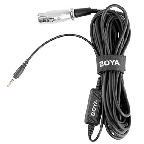 Boya xlr naar 3 5 mm trrs microfoon adapter by bca6 full