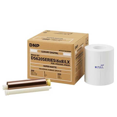 Dnp papier super matte 1 rol 200 st 15x20 voor ds620 full