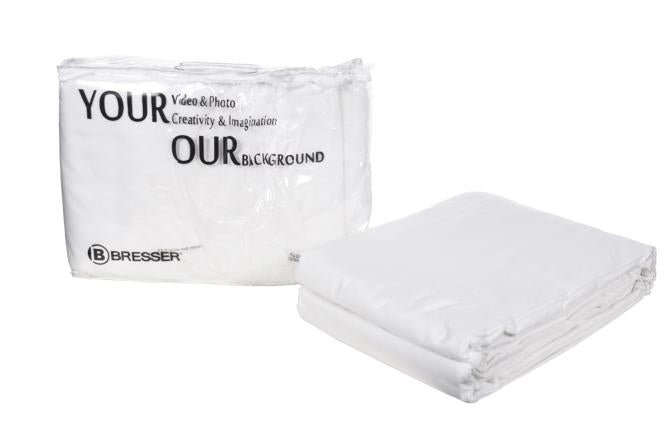 BRESSER Y-9 Achtergrond Doek 3 x 6m Wit