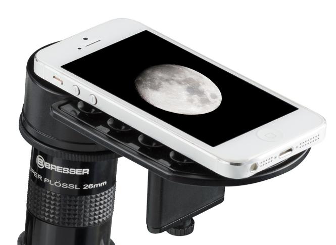 BRESSER Deluxe Smartphone Adapter voor Telescopen en Microscopen