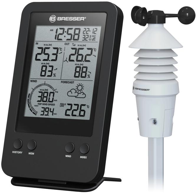 BRESSER 3-in-1 Profi Windmeter