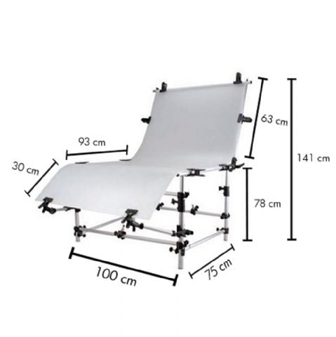 Falcon eyes opnametafel st 1020a 100x200 full