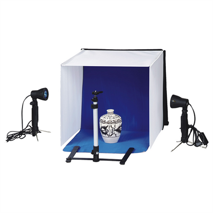 Falcon eyes opvouwbare opnamebox pbk 40ab 2ls 40x40 cm 2 lampen full